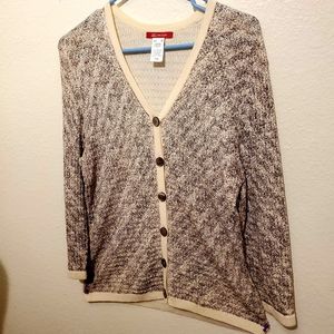 Ak Annie Klien Button up sweater